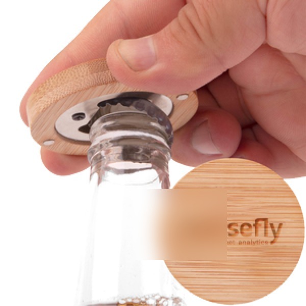 Magnetic Bamboo Bottle Opener